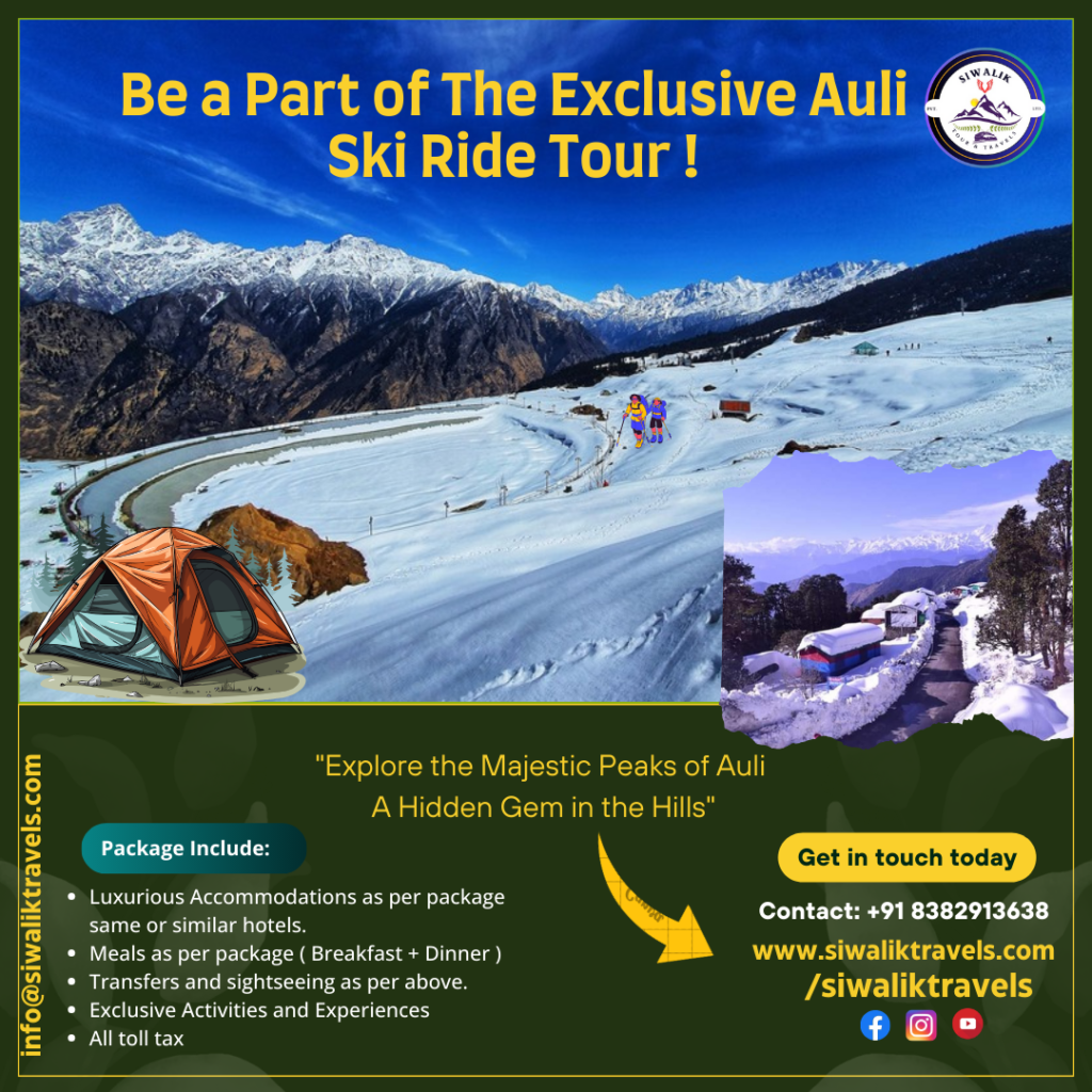 Auli Ski ride Tour