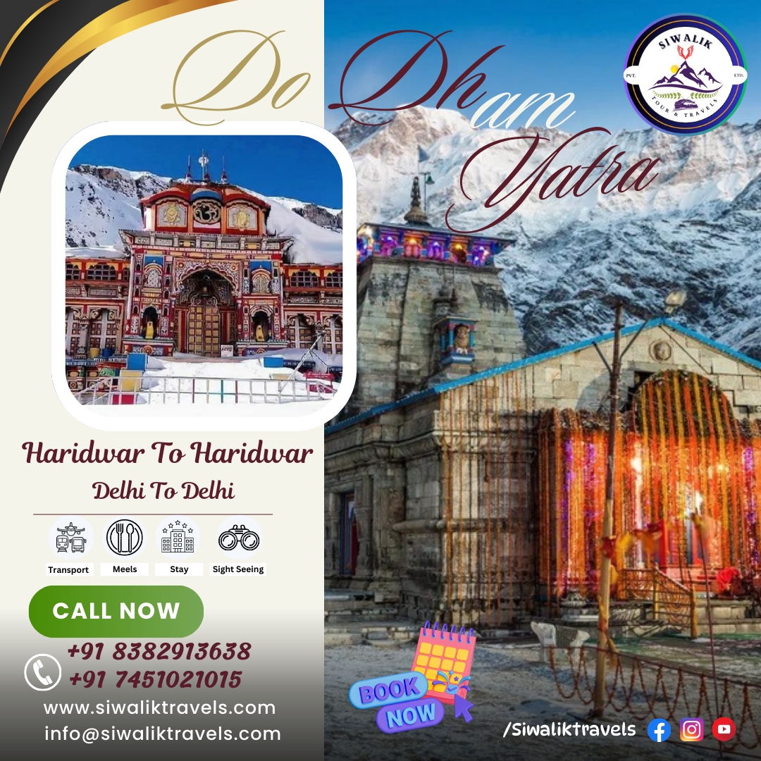 Do Dham Yatra 08 Days, 07 Nights Package