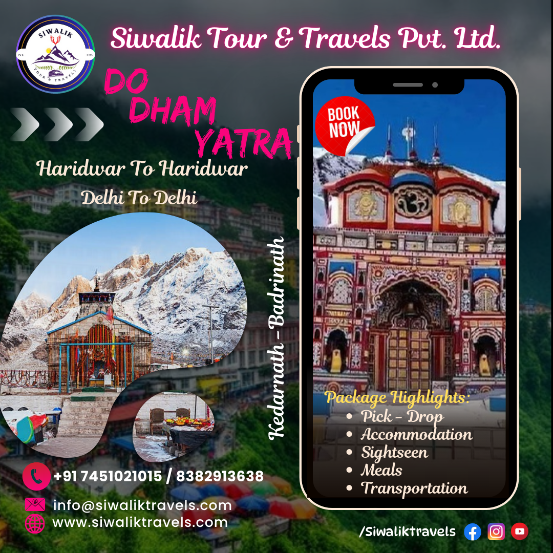 Do Dham Yatra 06 Days, 05 Nights Package