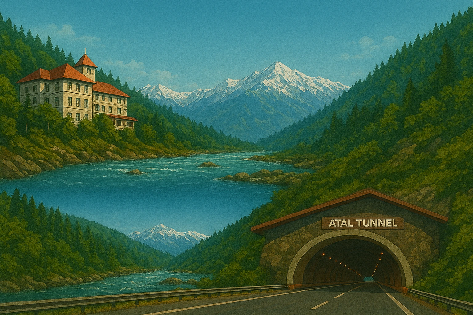 Shimla, Manali, Atal Tunnel